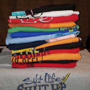 Mens lot of 15 Salt Life Shirts 2xl
